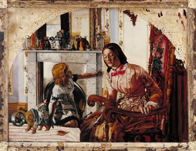 Madre e figlio da Frederic George Stephens